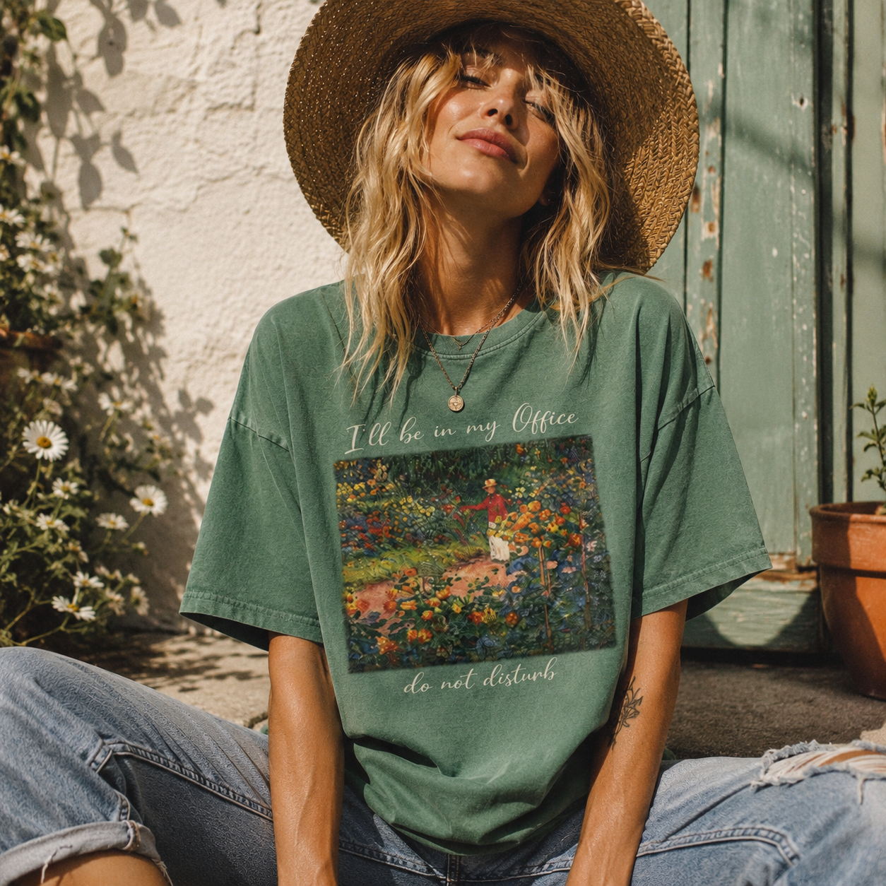 I'll Be In My Office Garden Tee