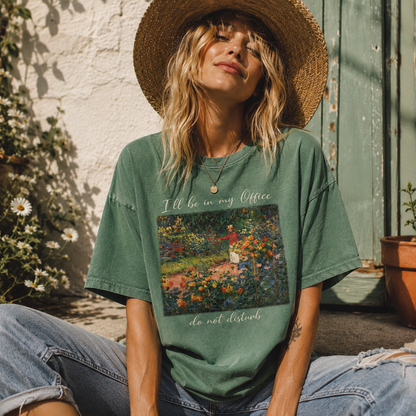 I'll Be In My Office Garden Tee