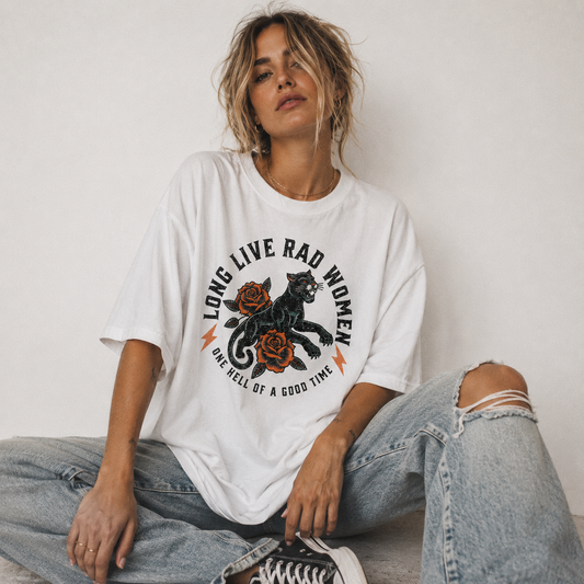 Long Live Rad Women Panther Tee