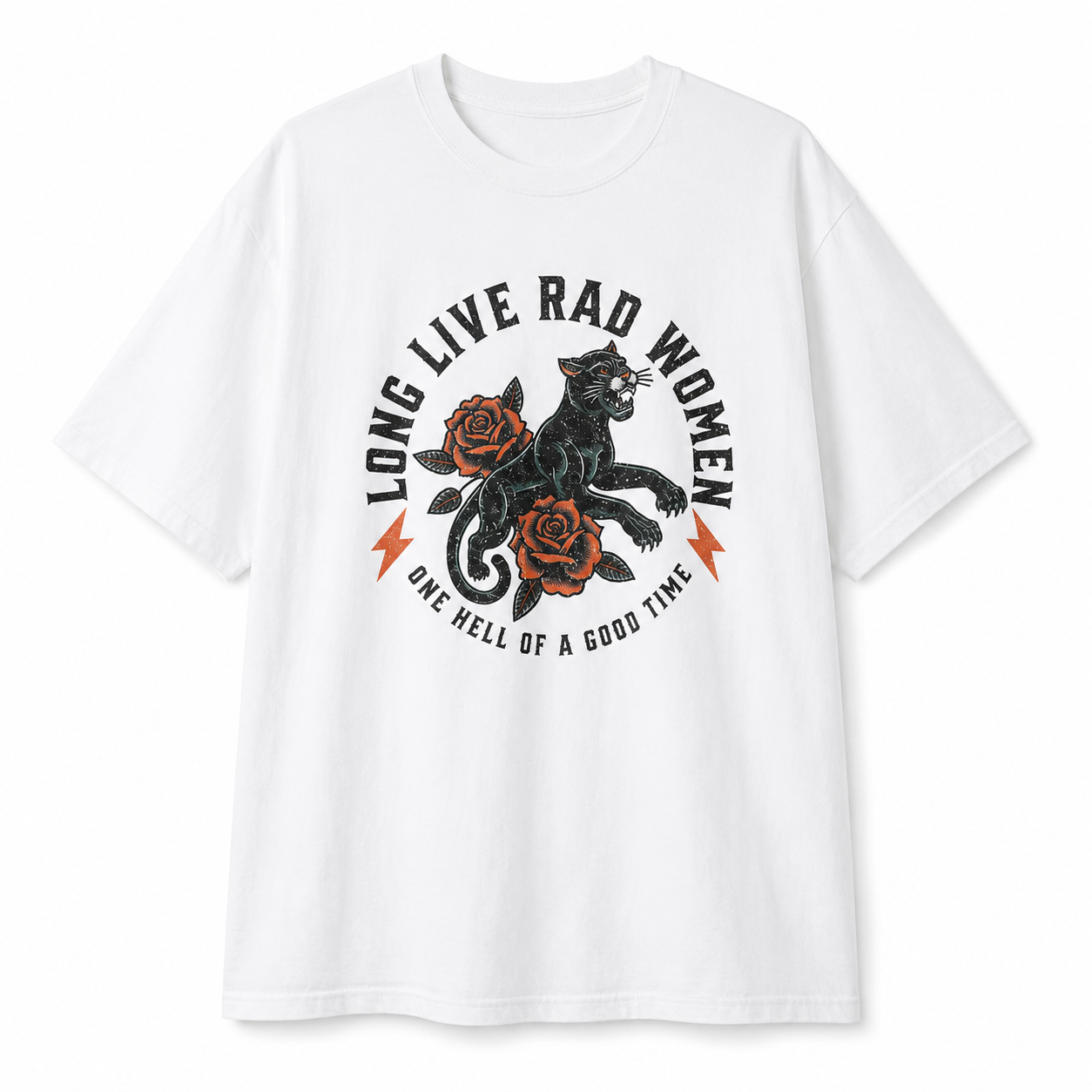 Long Live Rad Women Panther Tee