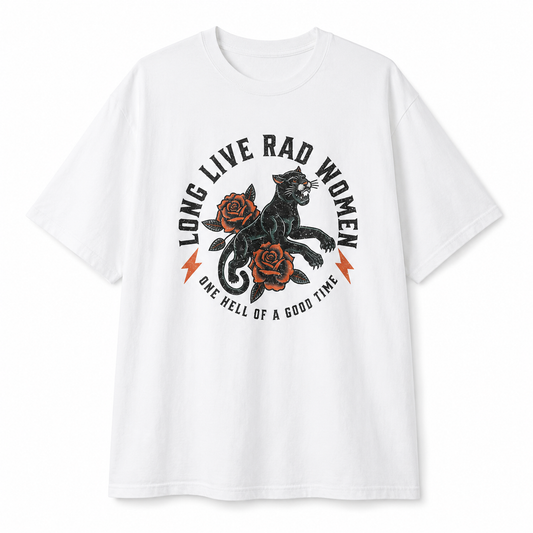 Long Live Rad Women Panther Tee