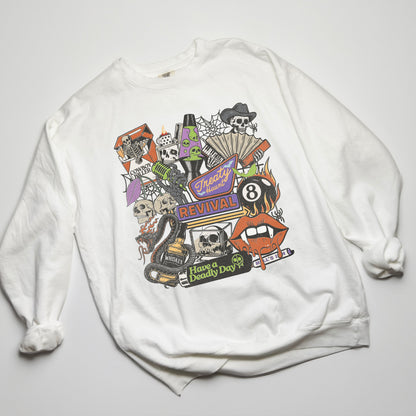 Halloween Collage Crewneck