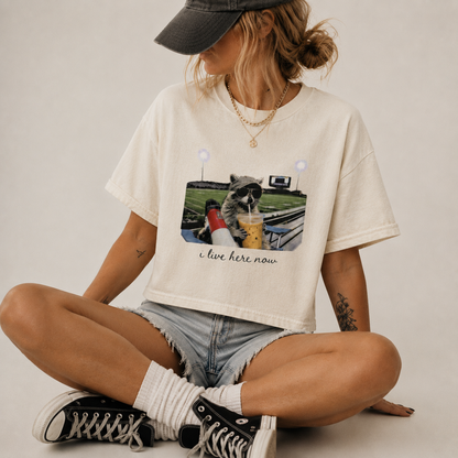 I Live Here Now Boxy Tee