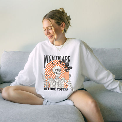 Nightmare Before Coffee Crewneck