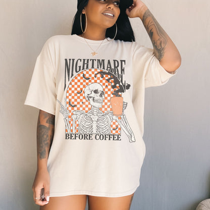 Nightmare Before Coffee Tee